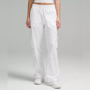 NWT Lululemon Dance Studio Mid-Rise Relaxed Fit White Cargo Pants